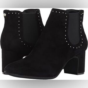 Anne Klein Black Ankle Boots